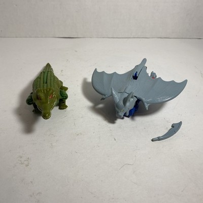Vintage Transformers 1996 Beast Wars Megatron Crocodile Vs Optimus Primal Bat