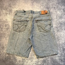 Vintage Levis 505 Regular Fit Denim Shorts Mens 38 Light Wash Blue Cotton Jorts