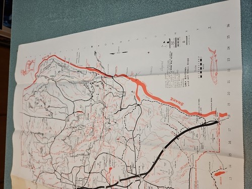 Mappa sportiva vintage Oregon nord-orientale - Foto 8 di 11