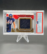 ROB GRONKOWSKI 2010 SP Authentic Super Jumbo Rookie Patch Autograph 20/25 PSA