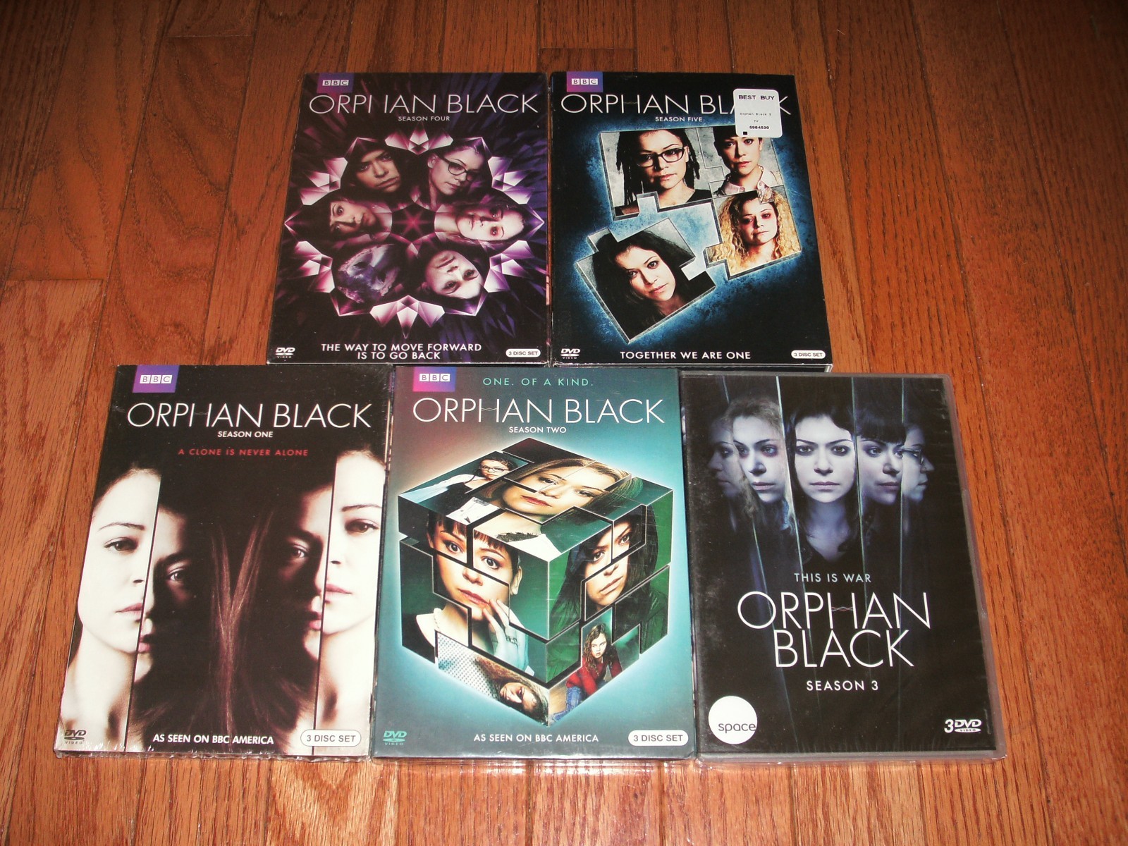 Brand New Sealed. Orphan Black the complete series on DVD. Seasons 1-5 ...