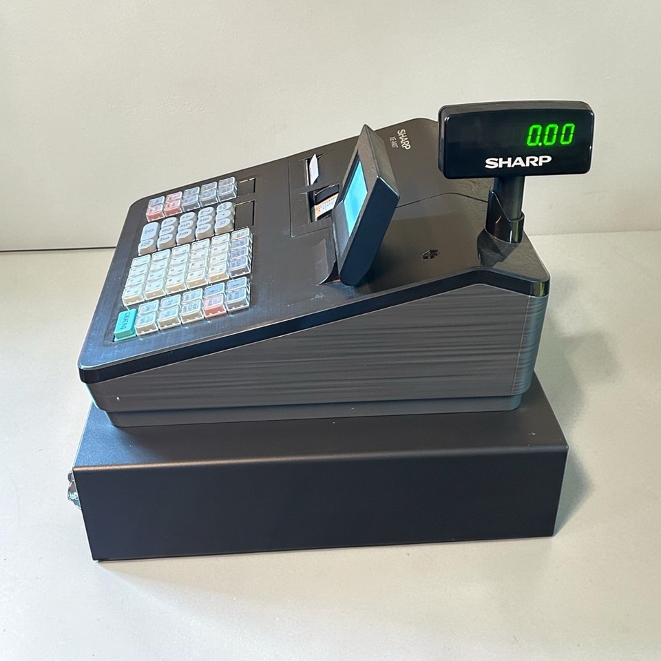 Sharp XE-A407 Cash Register POS System with Drawer and Display (tested ...