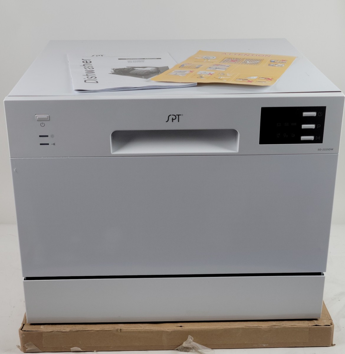 SPT SD-2224DW Place Countertop White Dishwasher for sale online