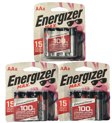 BRAND NEW FACTORY SEALED 24 COUNT ENERGIZER MAX AA BATTERIES EXP 12/2040