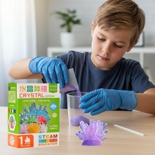 Crystal Growing Science Kit Science Experiments Toy DIY Making Kit Crystal H9D7