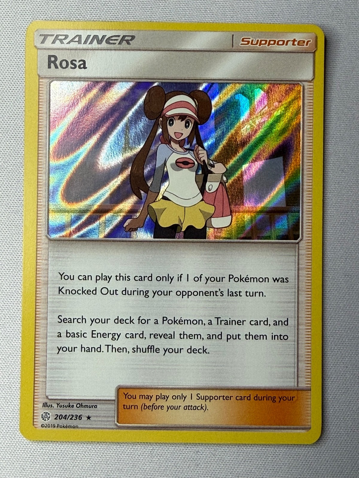 Rosa Holo Rare SM - Cosmic Eclipse 204/236 NM