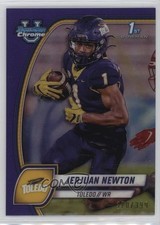 2024 Bowman U Chrome Purple Refractor 370/399 Jerjuan Newton #98 1c79