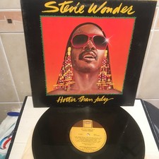 Stevie Wonder - Hotter Than July LP vinyl Motown 1980-Gatefold Record- T 373