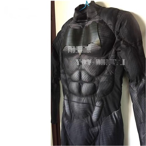 The Batman Bruce Wayne Cosplay Muscle Suit the general muscle Men Costume Outfit - Picture 2 of 6