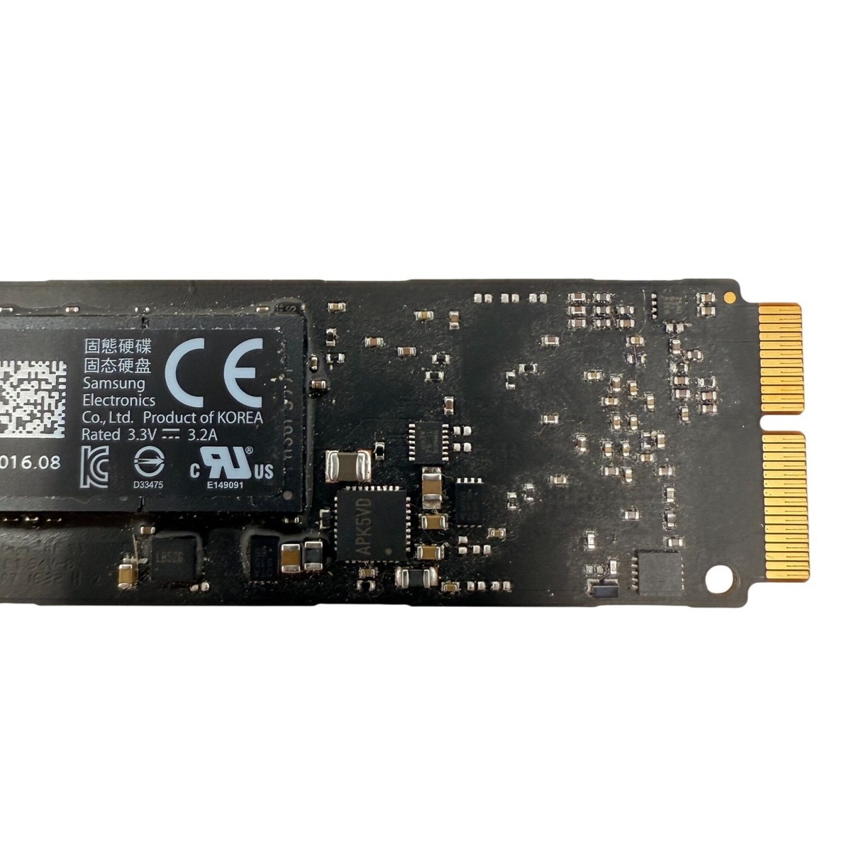 Samsung 512GB Tested PCIe NVMe M.2 SSD MZ-JPV512S/0A4 Apple