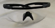 Wiley X Sabre Ballistic Shooting Safety Glasses Z87+ Black Frame Clear Lenses