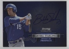 2012 Bowman Sterling Prospect Auto Bubba Starling #BSAP-BS Auto 07ke