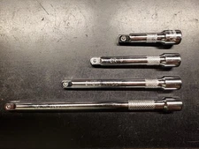 4PCS 1/4" Socket Extension Set Drive Socket Quarter Inch Wrench Ratchet Extensio