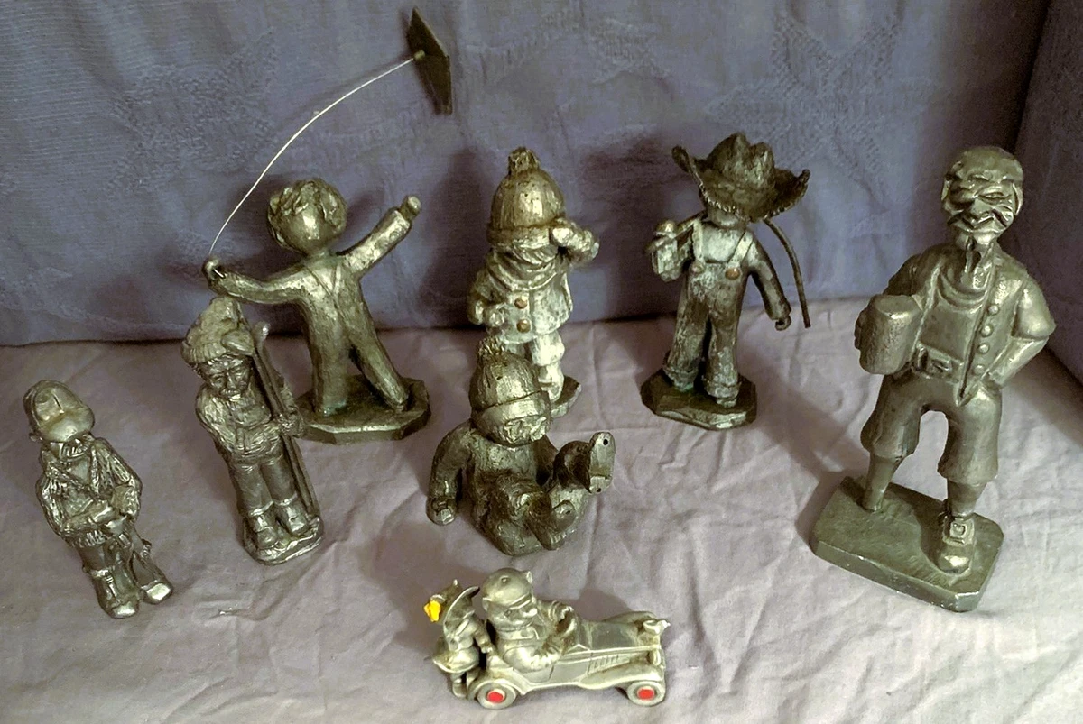 Hudson Pewter Figurines In Collectible Pewter Metalware for sale
