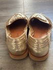 Mapache ALEGRE Leather Gold Sandals Womens Size 33 — photo 2