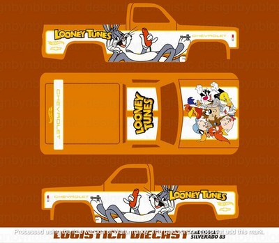 UNIVERSAL Water Slide Decals FOR HOT WHEELS '83 Chevy Silverado a1