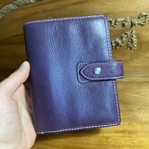 Filofax A6 Personal Malden Organiser Planner Diary Plan Fuchsia Leather 026028