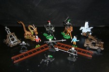 Knights Dragons medieval castle plastic toy soldiers Playsets