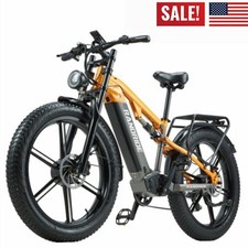 26" Electric Mountain Bike 3000W Peak E-Bike 48V 20AH Bicycle MTB 50KM/H FatTyre