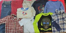 10Pc Boy 4-5y Long Sleeve Shirt Pant Carters Children's Place Gymboree Gap Lot1