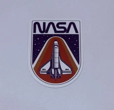 NASA Space Shuttle Sticker Vinyl Decal Moon Landing Space Art Novelty Tc9
