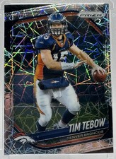 2025 Panini Prizm #300 Tim Tebow #300 Silver Lazer - DEN Broncos