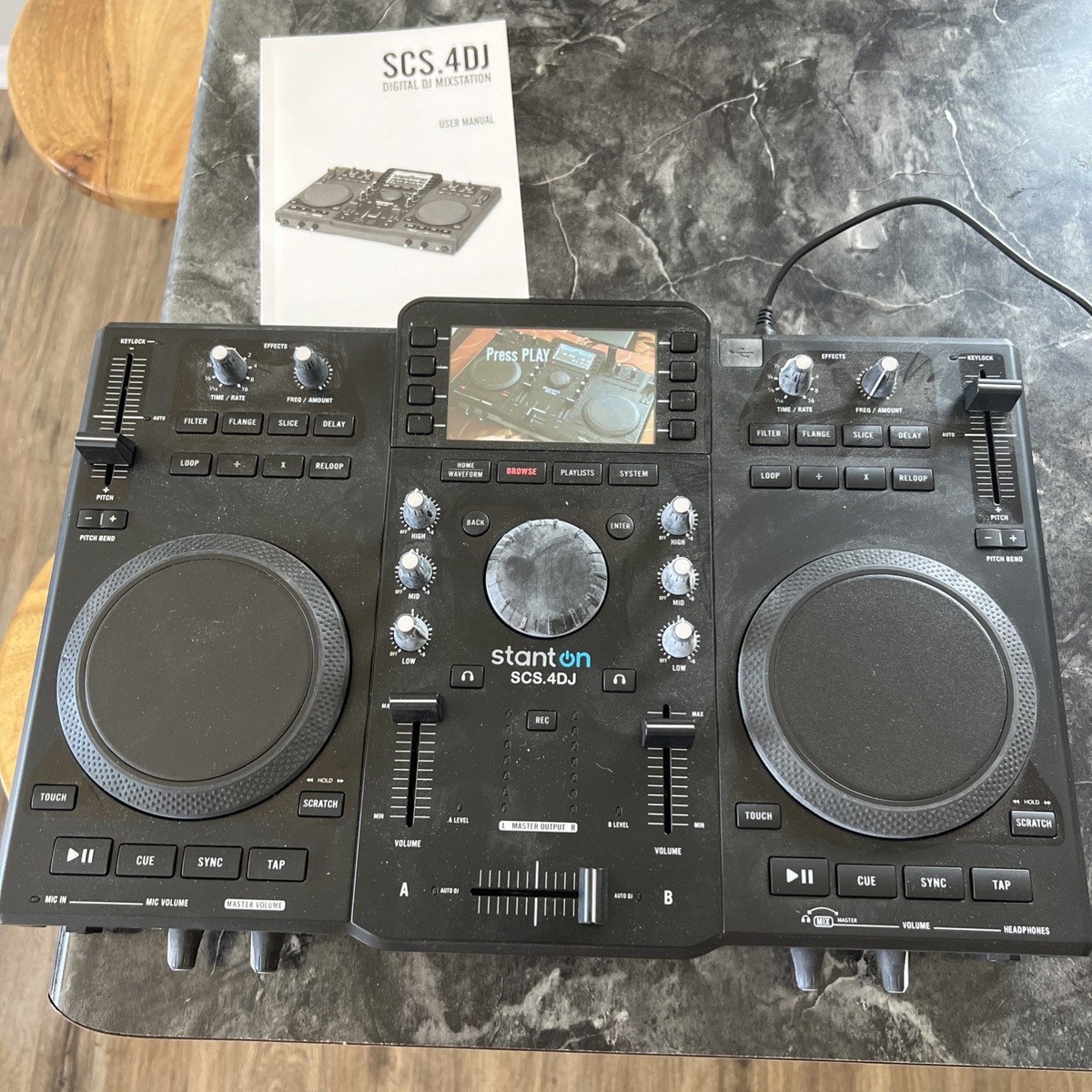 stanton スタントン SCS.4DJ DJコントローラー️ Stanton SCS.4DJ Mix Station | eBay