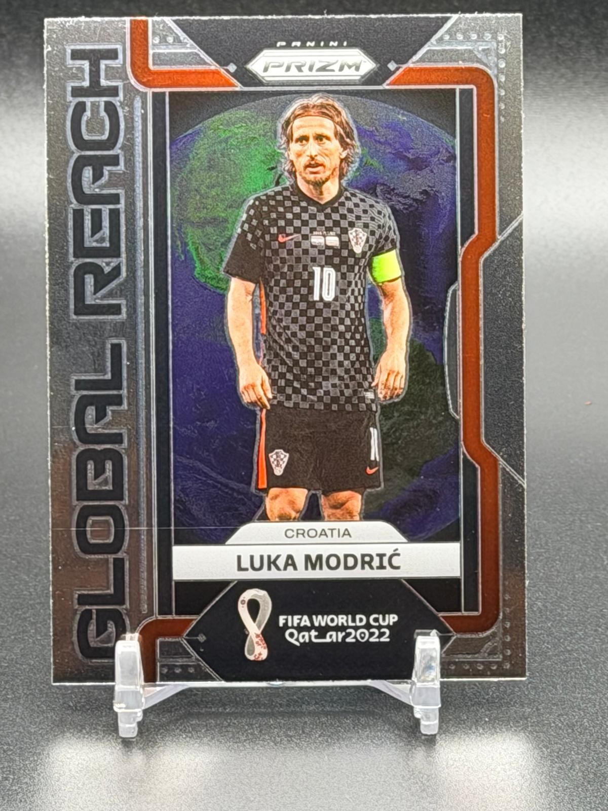 2022 Panini Prizm WC FIFA Qatar Luka Modric Global Reach #19 Croatia