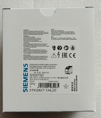 1PC NEW SIEMENS 3TK2827-1AL20 Safety Relay Free Shipping