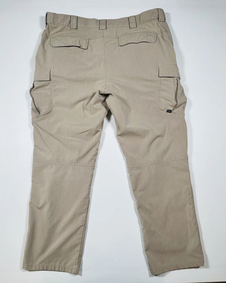 5.11 Tactical Pants Mens Khaki Ripstop Cargo Outdoor Hiking Workwear Read For SZ - Image 2 of 4