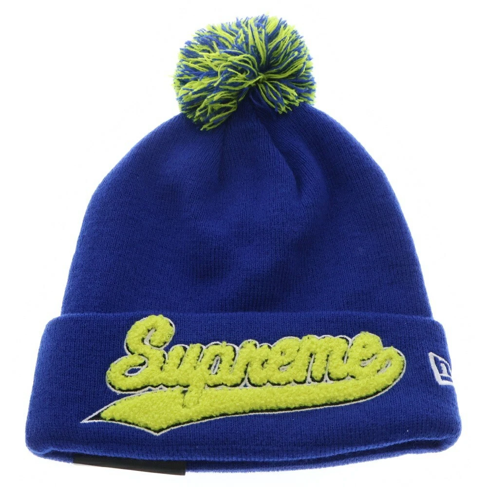 Bonnet Supreme 16Awera Chenille Script bleu bonbon / Occasion