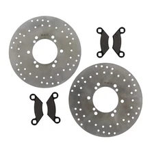 1998 1999 Polaris 500 Sportsman Front Brakes Brake Pads And Brake Rotors