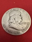 Ben Franklin silver Half Dollar