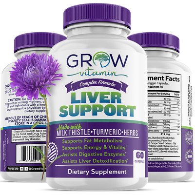 Grow Vitamin Liver Repair, Cleanse Formula - Detox Pills: Detoxifier Regenerator