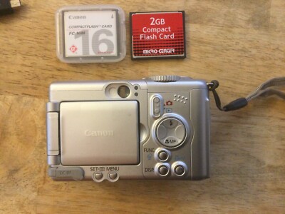 Canon Powershot A95 Digital Camera (w/cards and cable) | eBay