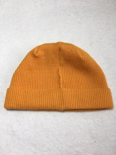 Rodier France Vintage Wool Beanie Knit Orange Hat Rare