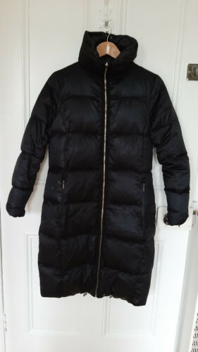 Long Black Women Quilted Coat - Photo 1/2
