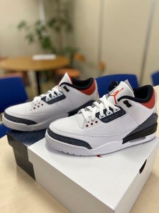 Nike Air Jordan 3 Retro Se T Jp Denim Fire Red Katakana Cz6433 100 Us9 5 Ebay