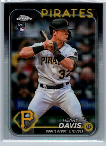 2024 Topps Chrome Update Series Henry Davis (RC) Rookie Debut - #USC128
