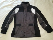 BMW Motorrad Commuter 3 Unisex Black Grey Motorcycle Touring Riding Jacket Small