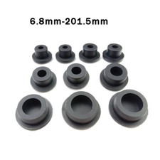 Hole Plugs Silicone Rubber Blanking End Cap Pipe Inserts Bungs 6.8-201.5mm Black