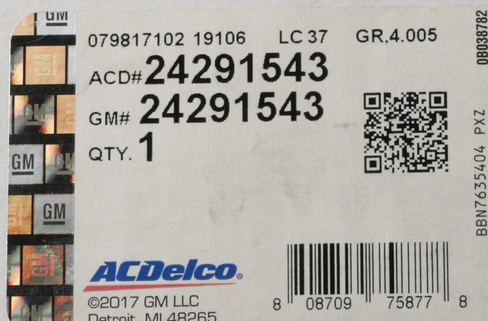 Filtro de transmisión automático genuino GM 18-19 Buick Cascada Chevrolet Sonic 24291543 Foto 3 de 4