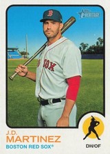 J.D. Martinez Topps Heritage 2022 Baseball Card #99