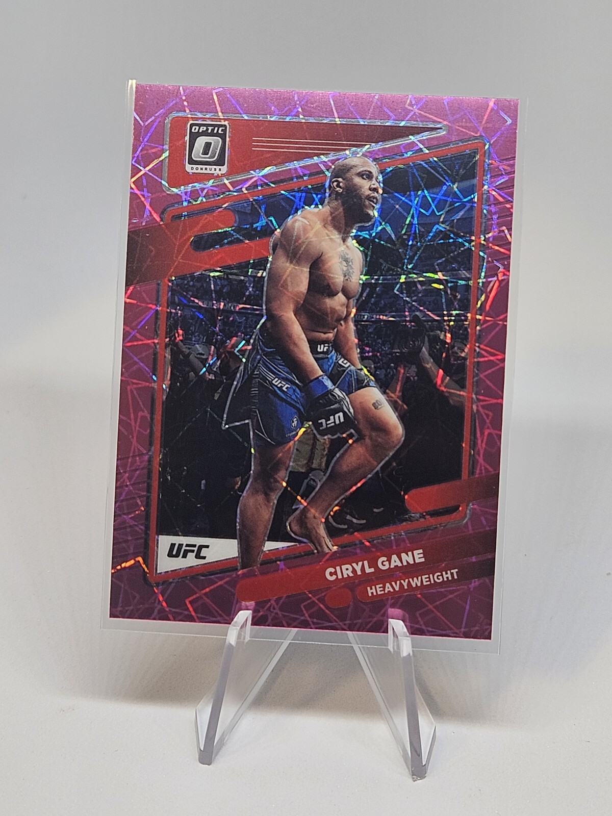 CIRYL GANE-2022 Donruss Optic UFC  #40 Pink Velocity /79