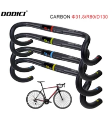 DODICI Carbon Fiber MTB Road Bike Handlebar UD Bicycle Drop Bar 31.8*400-440mm