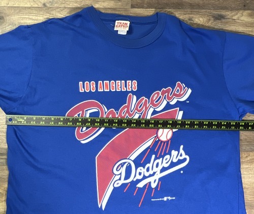 Vintage 90s 1992 LOS ANGELES L.A Dodgers 2XL USA Made Team Rated Single Stitch. - Picture 7 of 9