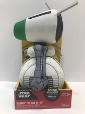 Star Wars Bump N Go Sound Activated Action Disney Plush Toy 9In. Spins Moves