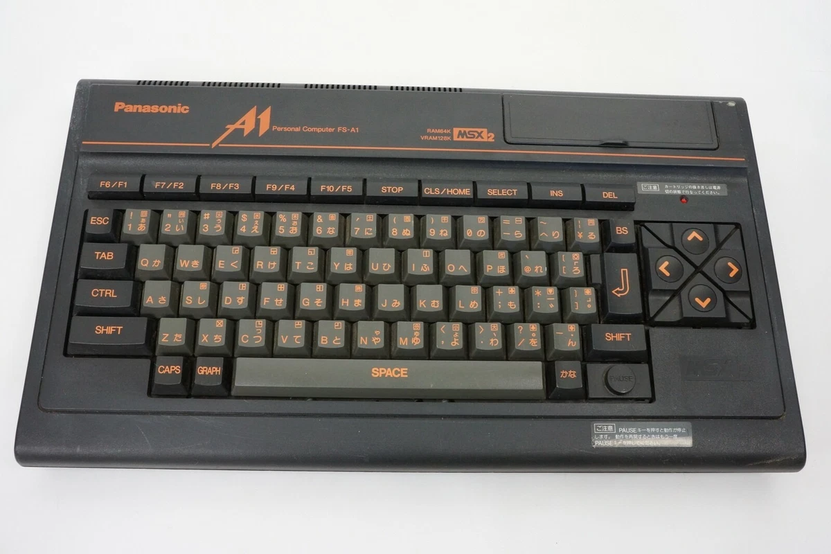 MSX 2 MSX2 Panasonic FS-A1 Personal Computer Boxed Tested 6ICKA01375