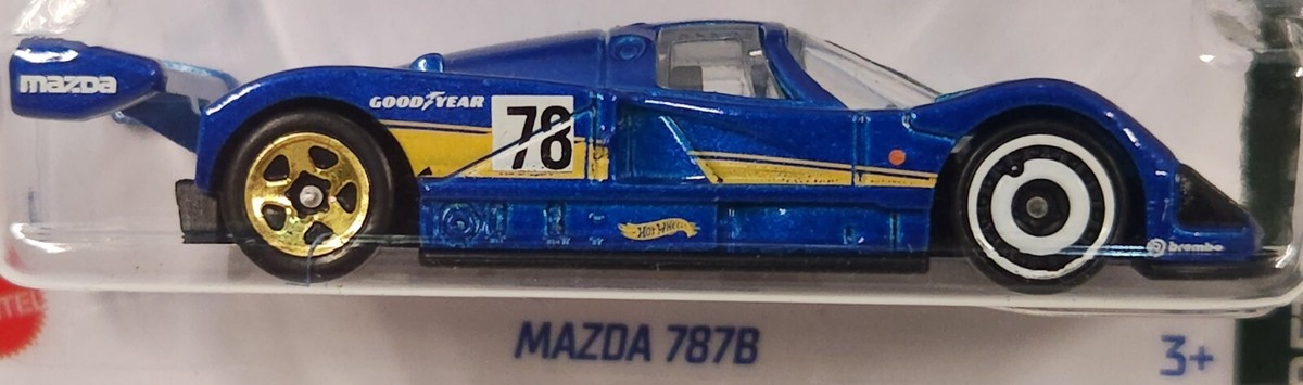 2023 Hot Wheels Mazda 787B Metalflake Blue 28/250 Retro