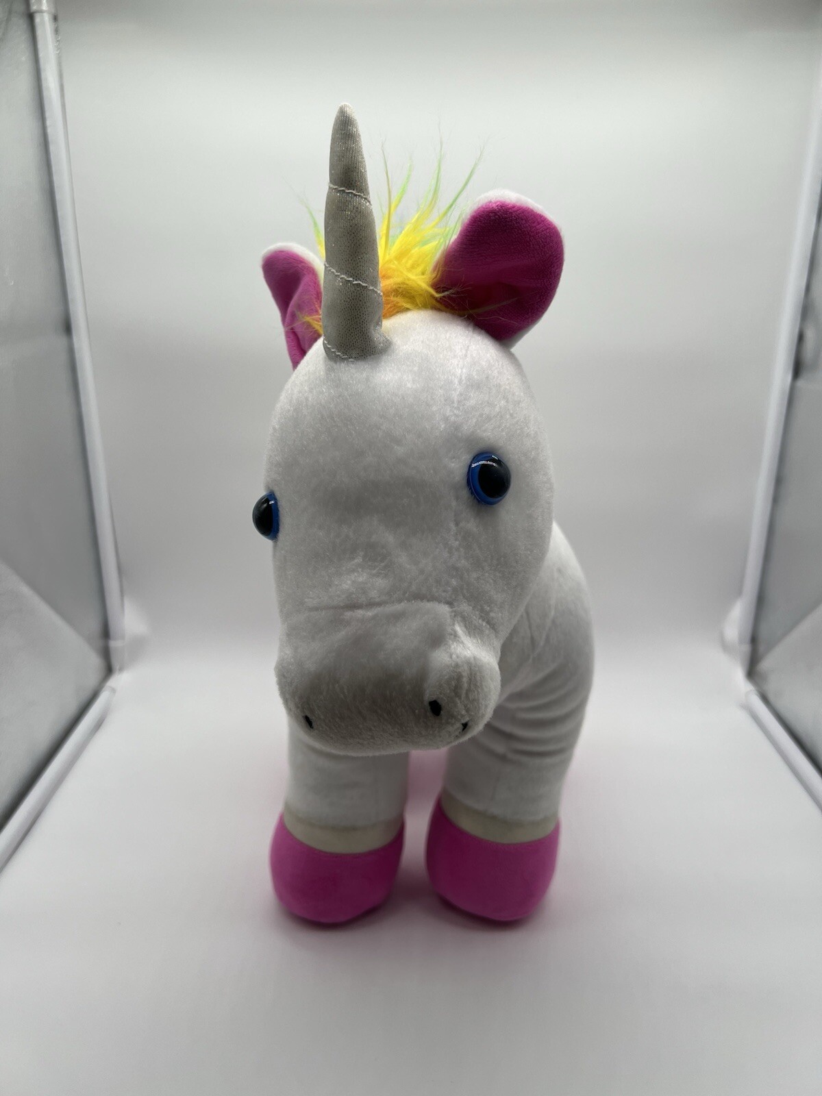 Build A Bear Workshop Rainbow Sparkle Unicorn 15” Plush Stuffed Animal Toy